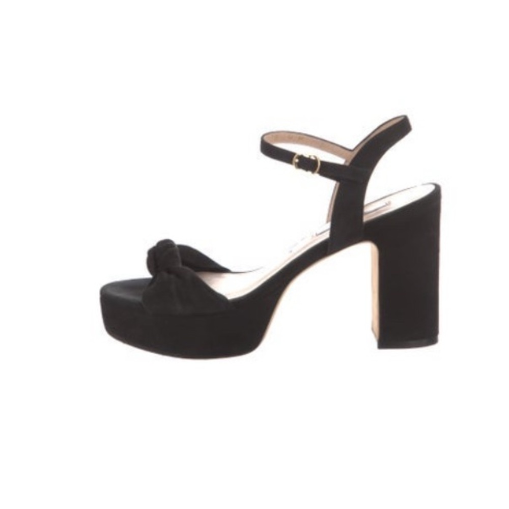 Stuart weitzman platform black heels